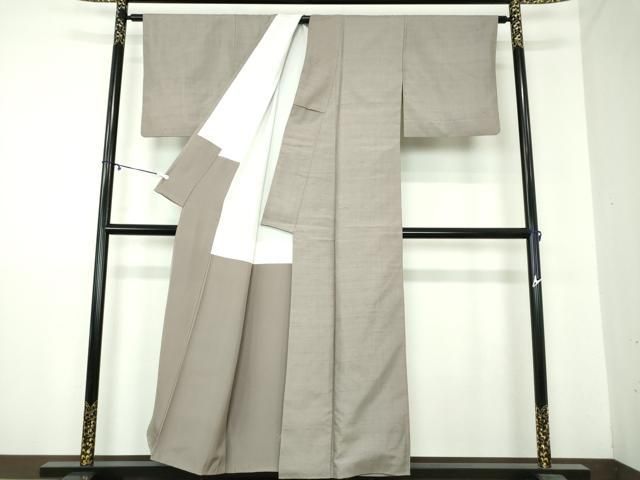 平和屋着物○上質な紬 色無地 煤色 正絹 逸品 DAAZ0210ps - メルカリ