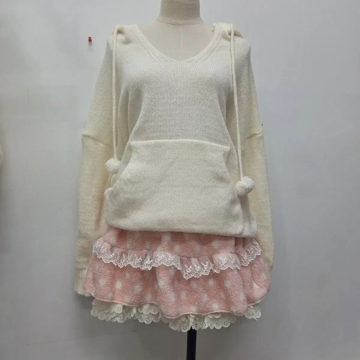 マカロン スカート ピンク ドット ギャル 姫ギャル ラテギャル キュロット