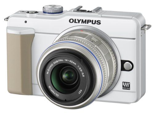 OLYMPUS ミラーレス一眼 E PL 1 s レンズキット ホワイト LKIT WHT