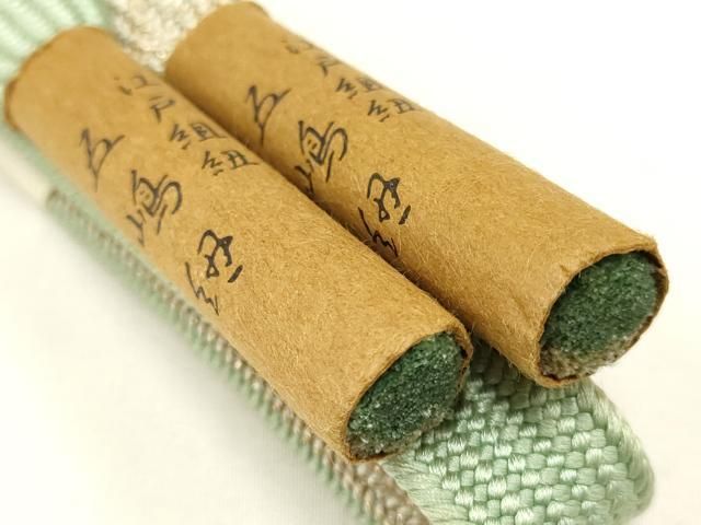 平和屋着物○無形文化財 江戸組紐 五嶋紐 帯締め 高麗組 暈し 金糸