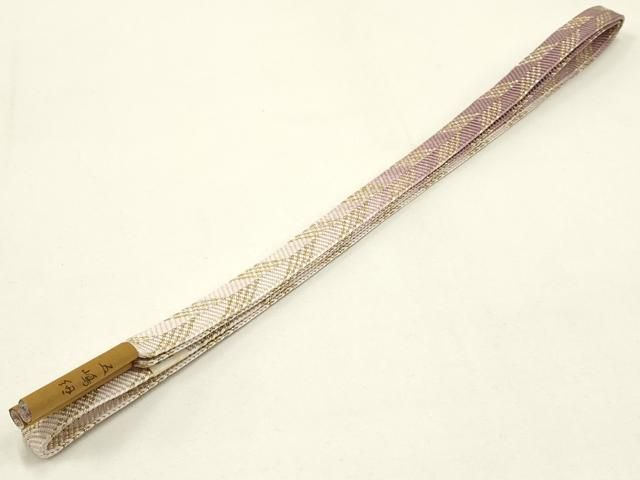 平和屋着物 無形文化財 江戸組紐 五嶋紐 帯締め 笹浪組 暈し 金銀糸 ay