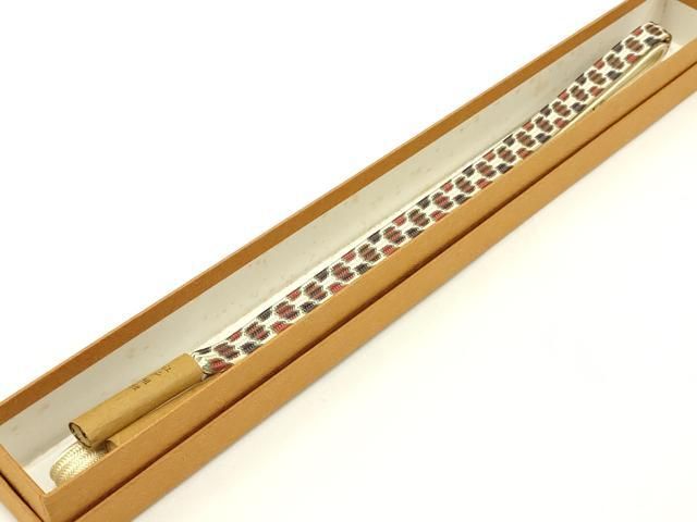 平和屋着物●無形文化財 江戸組紐 五嶋紐 帯締め 貝ノ口組 ay