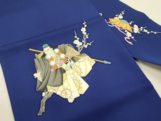 平和屋着物 塩瀬 九寸名古屋帯 歌舞伎 金彩 正絹 op