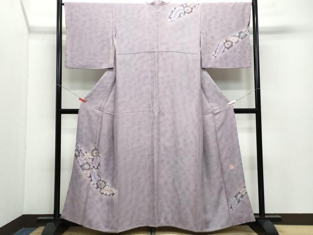 訪問着フルセット　辻が花　樋熊哲也　着物　正絹　豪華　ベージュ　逸品　k4 平和屋着物○樋熊哲也 訪問着 辻が花 絞り 手描き 正絹 逸品