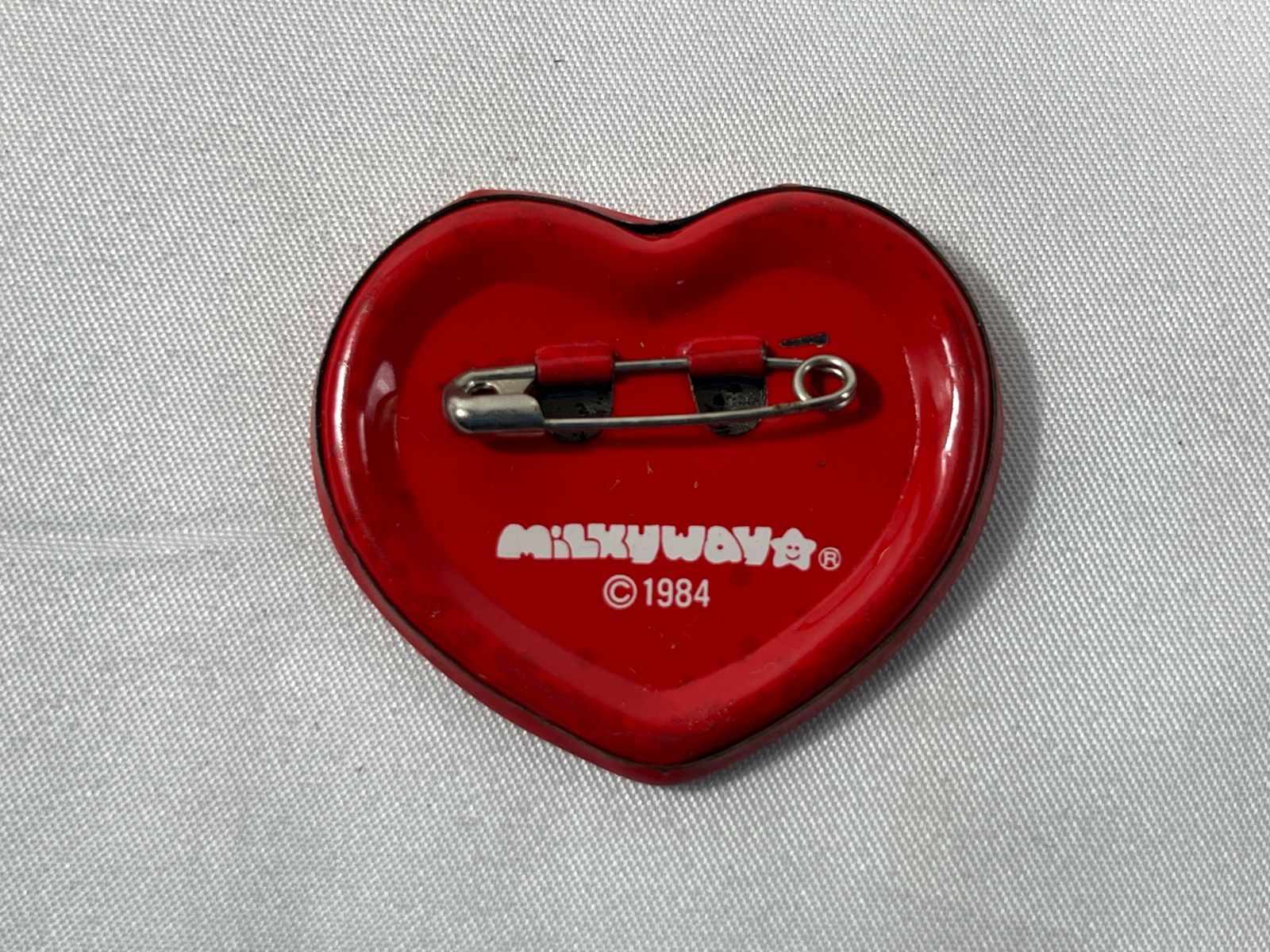 MILKYWAY ミルキーウェイ 缶バッジ いっしょにいたいよ！ 1984年 缶