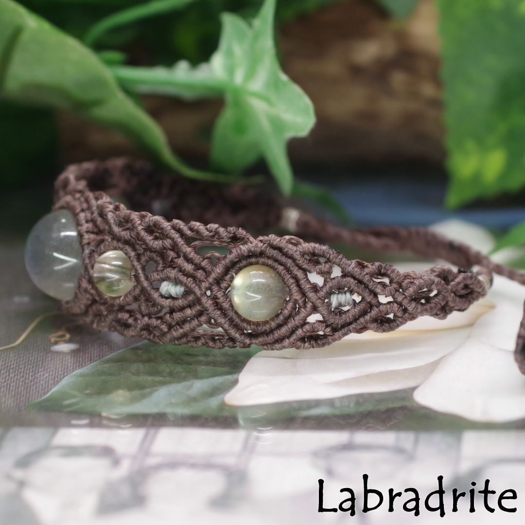 ラブラドライト13 mm＆バイタウナイト