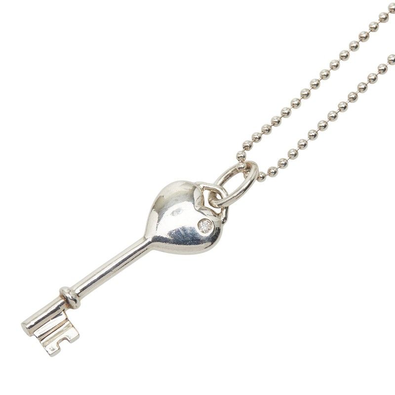 ティファニー ハートキー 1P ダイヤモンド SV925 シルバー レディース