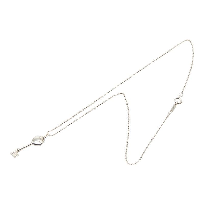 ティファニー ハートキー 1P ダイヤモンド SV925 シルバー レディース