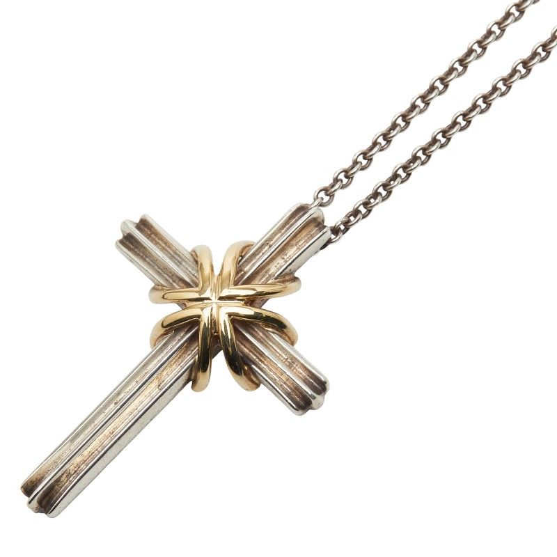 ティファニー シグネチャー クロス シルバー ゴールド SV925 シルバー