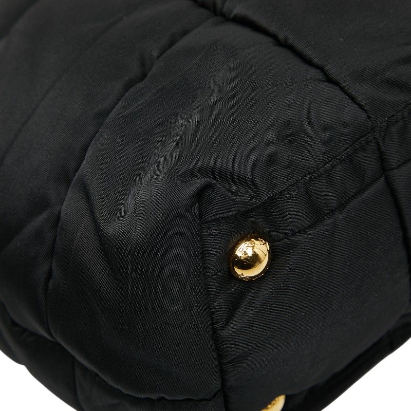 プラダ　2way ショルダーバッグ　ハンドバッグ　三角ロゴ　ブラック　ナイロン プラダ 三角ロゴプレート ハンドバッグ ショルダーバッグ 2WAY BN1596