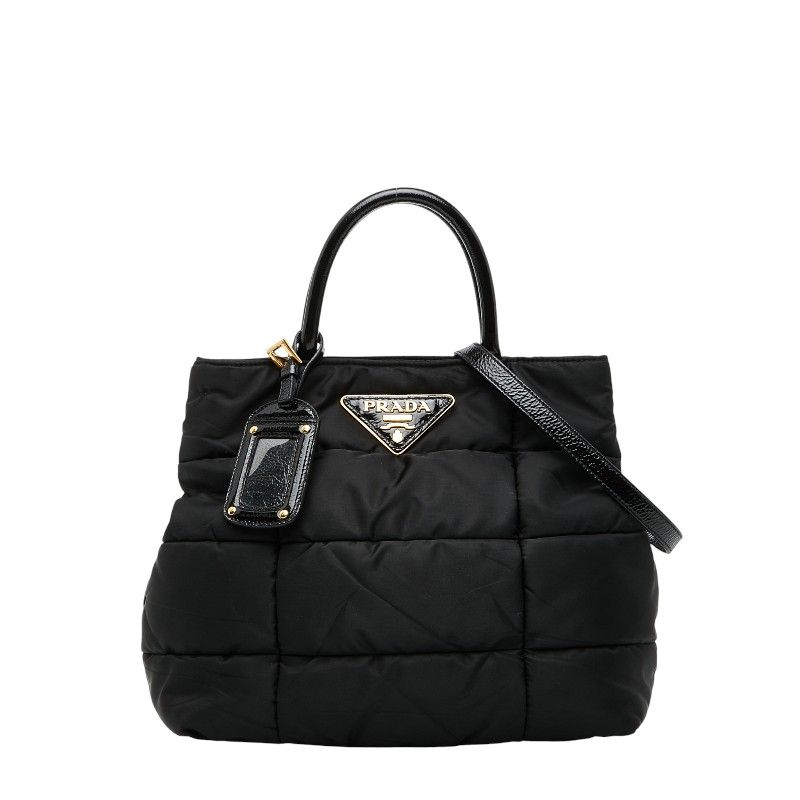 プラダ 三角ロゴプレート ハンドバッグ ショルダーバッグ 2WAY BN1596