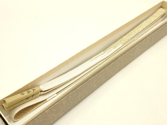 平和屋着物●無形文化財 江戸組紐 五嶋紐 帯締め 礼装用 高麗組 綾出し 金銀糸 正絹 ay