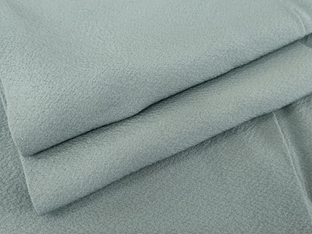 平和屋着物 上質な色無地 水色 ロング丈 正絹 cs