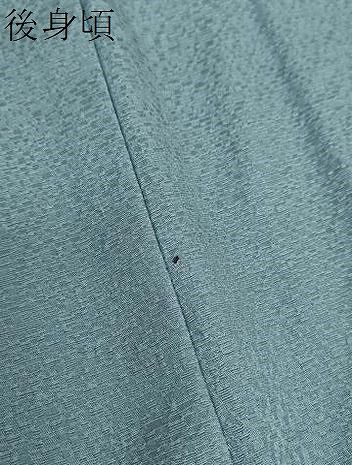 平和屋着物●上質な色無地 霞地紋 舛花色 正絹 ♥ ps 美脚見え 色無地 