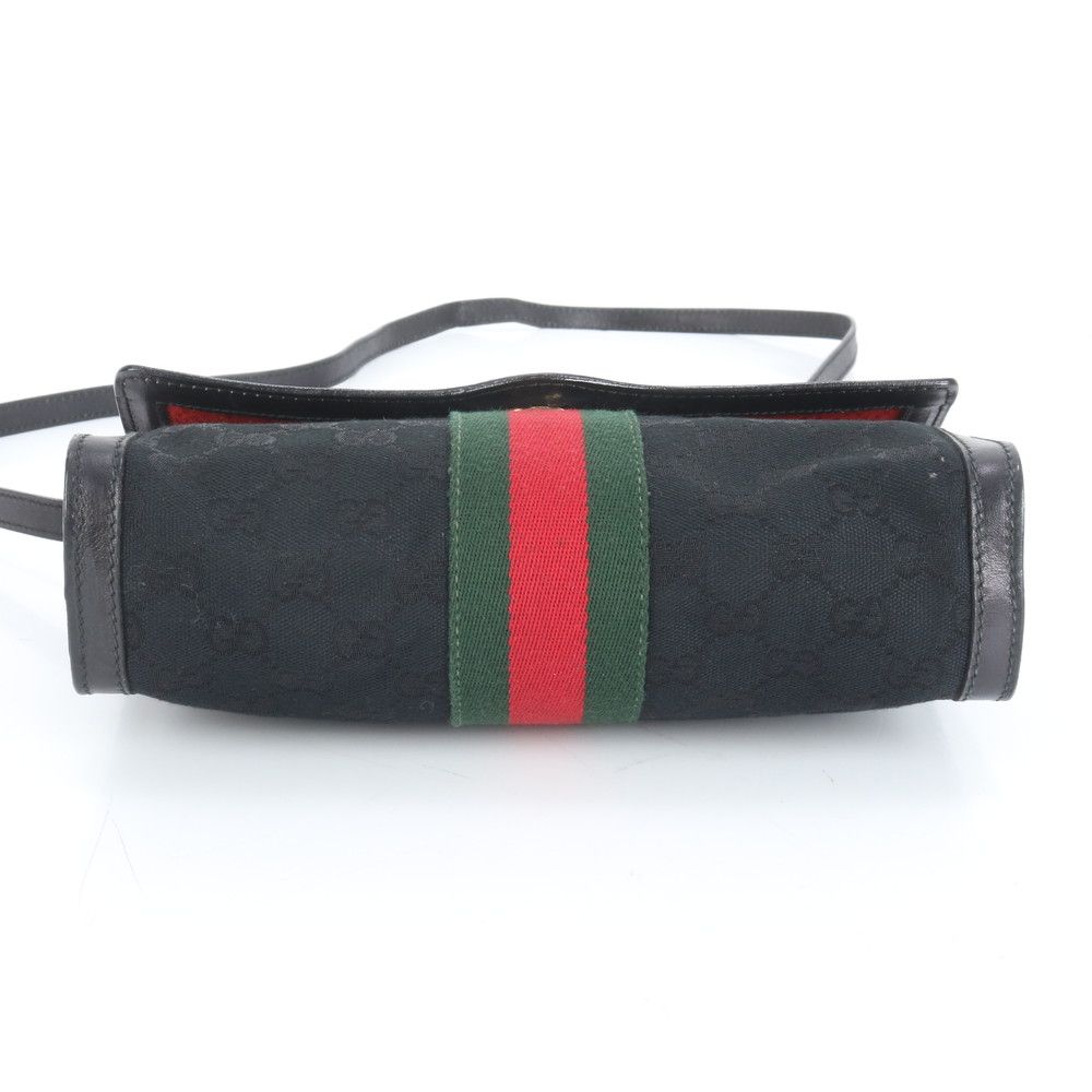 美品 ヴィンテージ オールド グッチ GG キャンバス シェリー ライン 37