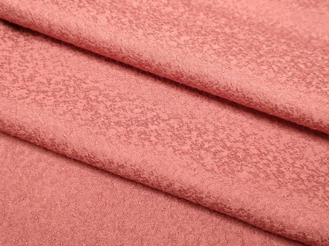 平和屋着物●上質な色無地 銀朱色 正絹 ♥ du