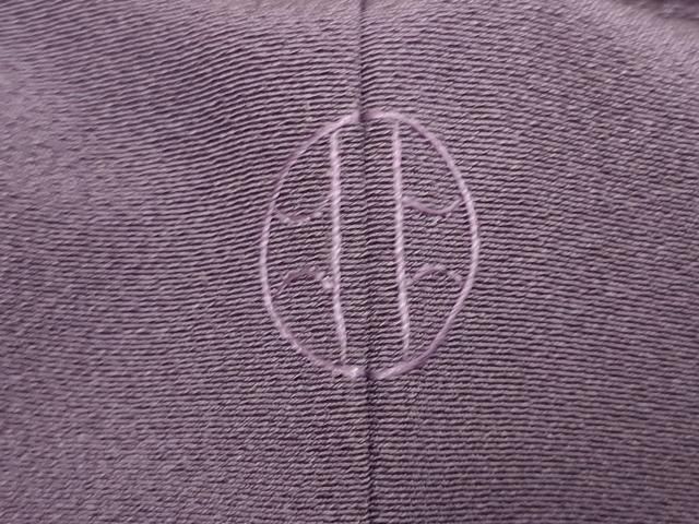 平和屋着物●上質な色無地 滅紫色 正絹 du