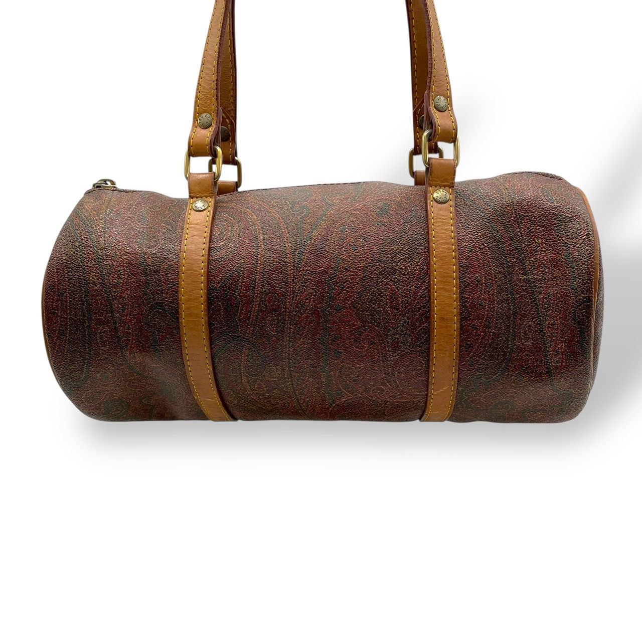 美品 Etro エトロ ハンドバッグ ボストンバッグ 肩がけ ペイズリー柄