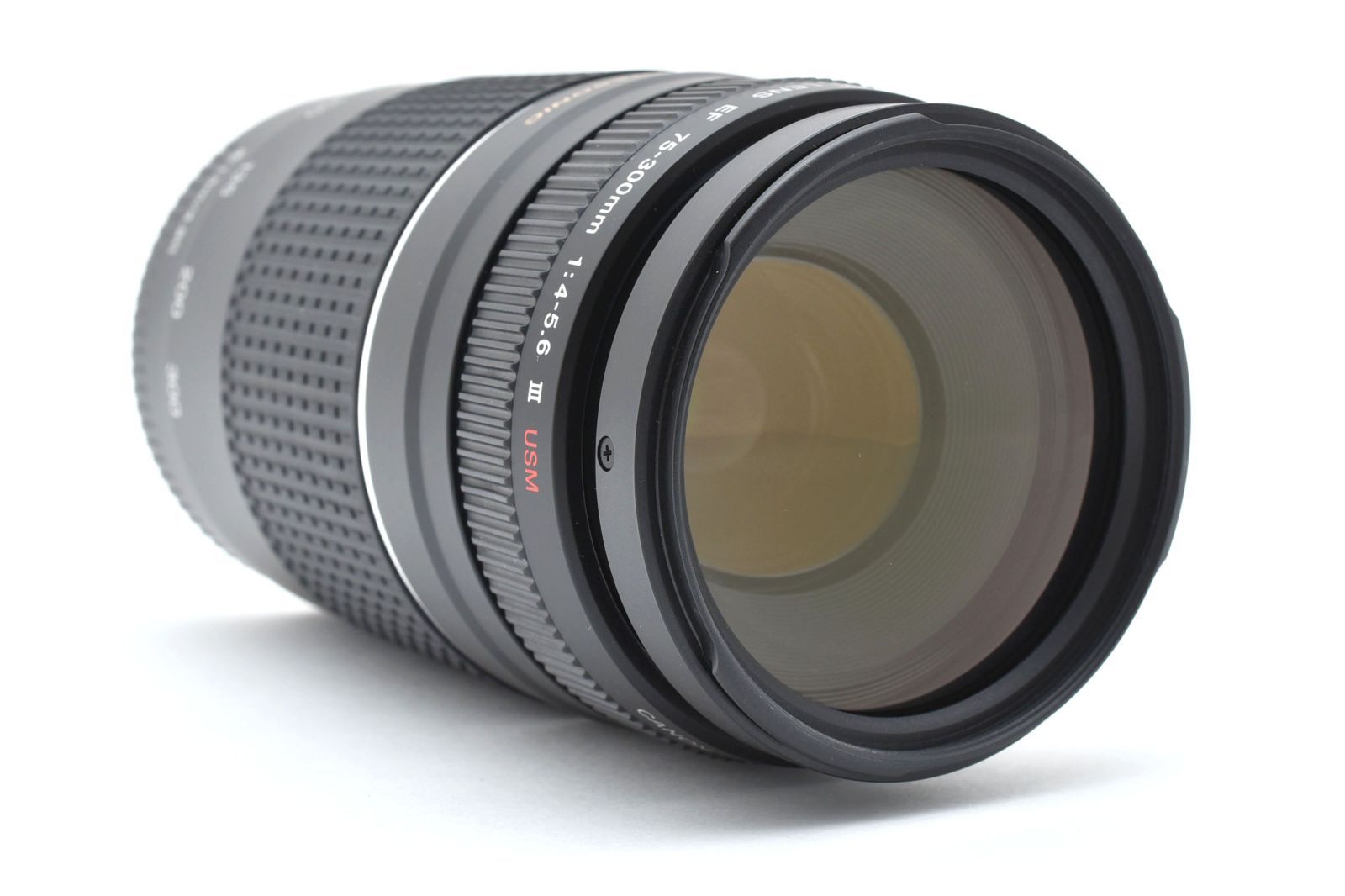  便利な超望遠ズーム キヤノン CANON EF 75 300 mm f 4 5 6 III USM 軽快動作 レンズ(ズーム) カメラ