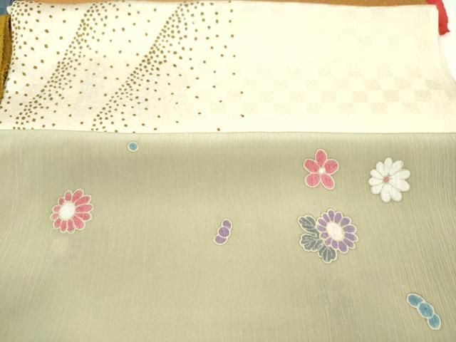 平和屋着物☆和装小物 帯揚げ10枚セット 正絹 逸品 未使用 CAAZ6344ju