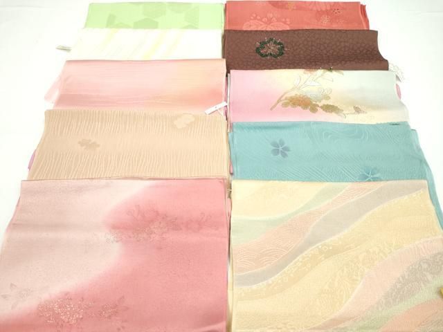 平和屋着物★和装小物　帯揚げ10枚セット　正絹　逸品　未使用　CAAZ6347ju 平和屋着物☆和装小物 帯揚げ10枚セット 正絹 逸品 未使用 CAAZ6347ju