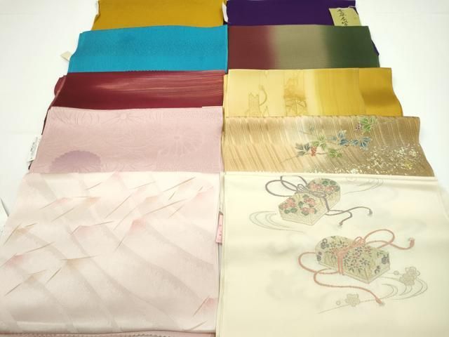平和屋着物★和装小物　帯揚げ10枚セット　正絹　逸品　未使用　CAAZ6356ju 平和屋着物☆和装小物 帯揚げ10枚セット 正絹 逸品 未使用 CAAZ6356ju