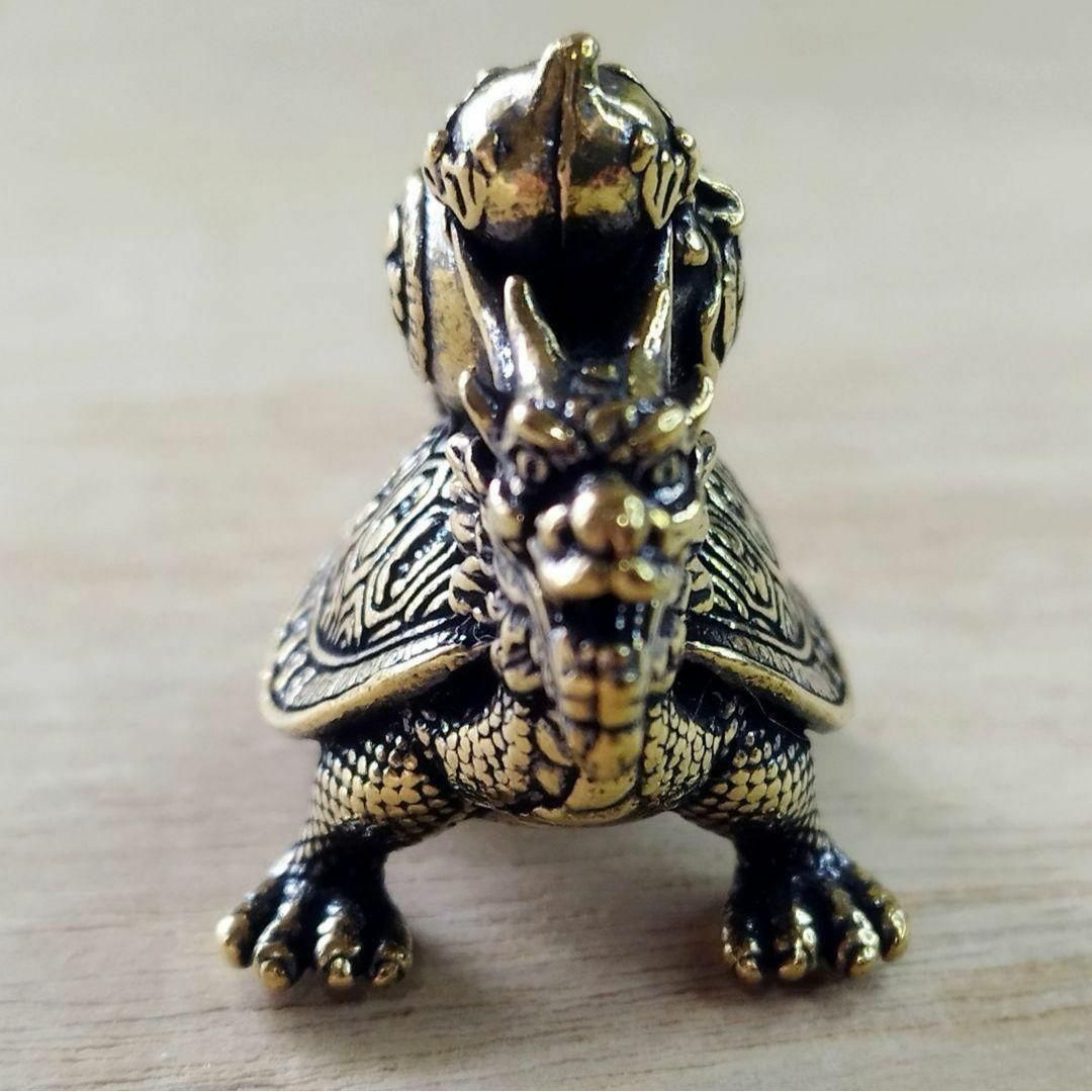 A40 龍亀 × ひょうたん 真鍮製 開運置物 🐲🐢 幸運・繁栄・金運・健康