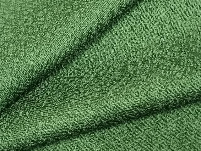 平和屋着物●上質な色無地 千歳緑色 正絹 fy