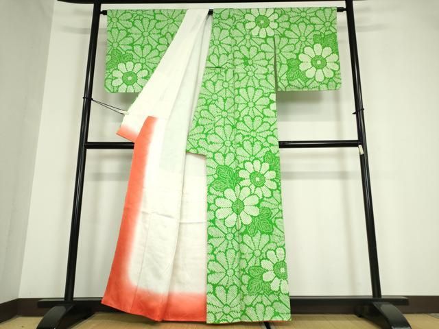 平和屋着物○訪問着 総絞り 菊文 正絹 逸品 DAAY9508az - メルカリ