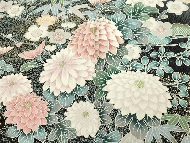 平和屋着物●訪問着　流水　松竹梅　たたき染め　金彩　正絹　逸品　CABA8855dy 平和屋着物○訪問着 流水 松竹梅 たたき染め 金彩 正絹 逸品