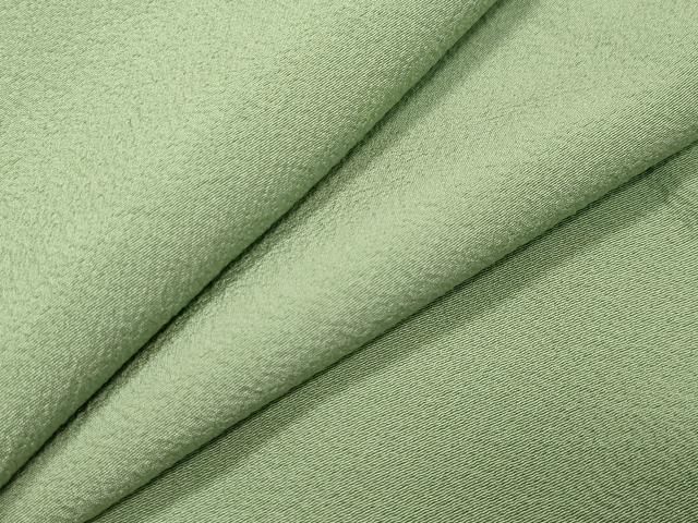 平和屋着物●上質な色無地 若菜色 正絹 gh