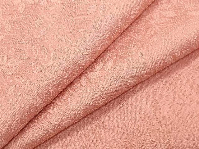 平和屋着物●上質な色無地 南天地紋 虹色 正絹 gh