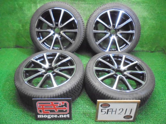 5 FH 211 H 7 バリ山 製 225 45 R 18 Continental NorthContact NC 6 スタッドレスタイヤ アルミホイール4本セット c 220 d W 206