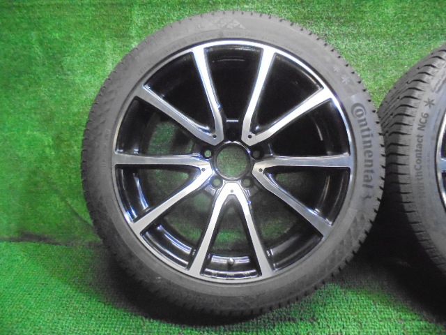 5 FH 211 H 7 バリ山 製 225 45 R 18 Continental NorthContact NC 6 スタッドレスタイヤ アルミホイール4本セット c 220 d W 206