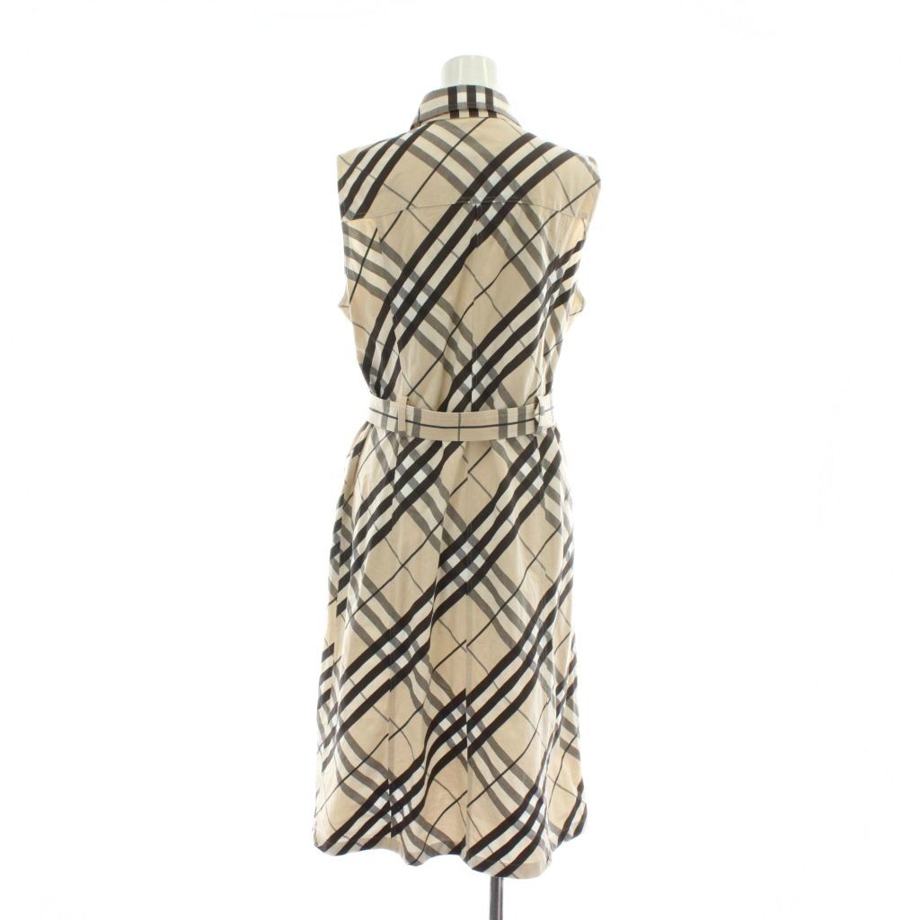 バーバリー ロンドン BURBERRY LONDON ワンピース シャツ ノースリーブ