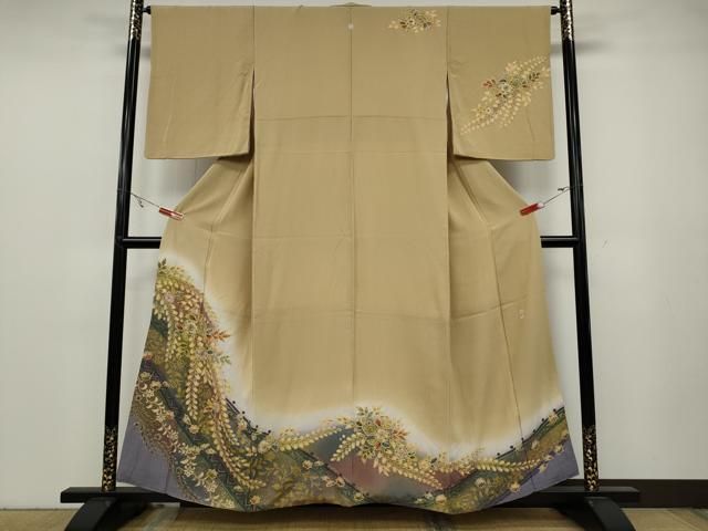 平和屋着物○越後十日町の一流染匠 桐屋・翠山工房 訪問着 辻が花 絞り