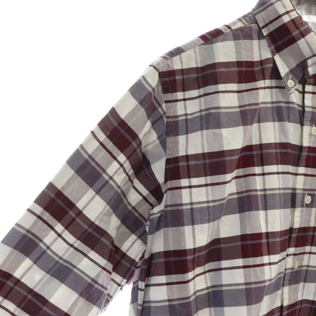 トムブラウン THOM BROWNE 長袖シャツ ステンカラー ボタンダウン ロゴ