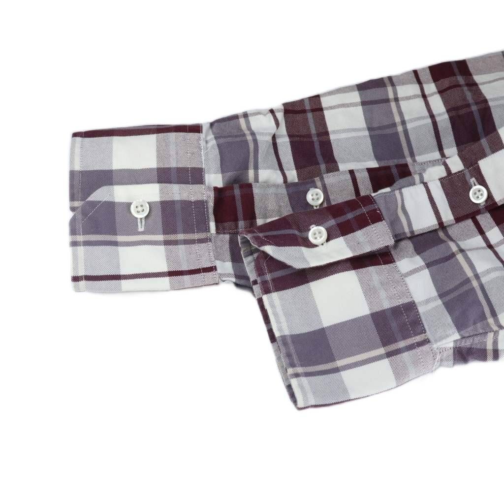 トムブラウン THOM BROWNE 長袖シャツ ステンカラー ボタンダウン ロゴ