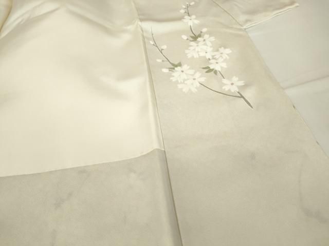 平和屋着物○谷崎潤一郎の世界 訪問着 名所風景花文 枝垂れ桜 手描き