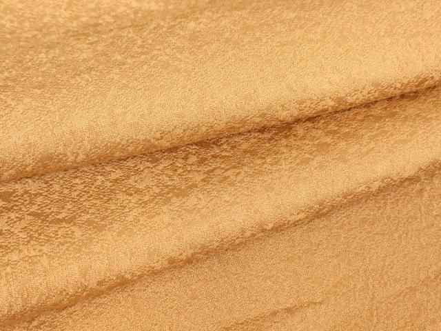 平和屋着物●上質な色無地 霞地紋 枇杷茶色 正絹 az