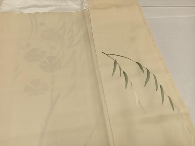 平和屋着物○訪問着 駒刺繍 梅笹 金彩 正絹 逸品 未使用 AABD9857ph