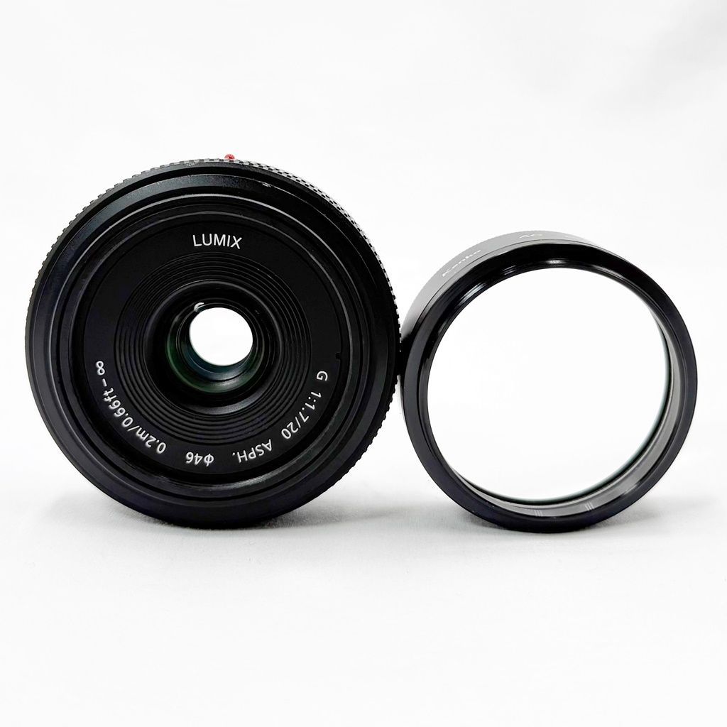 パナソニック Panasonic LUMIX G 20mm F1.7 ASPH. 単焦点レンズ ミラー