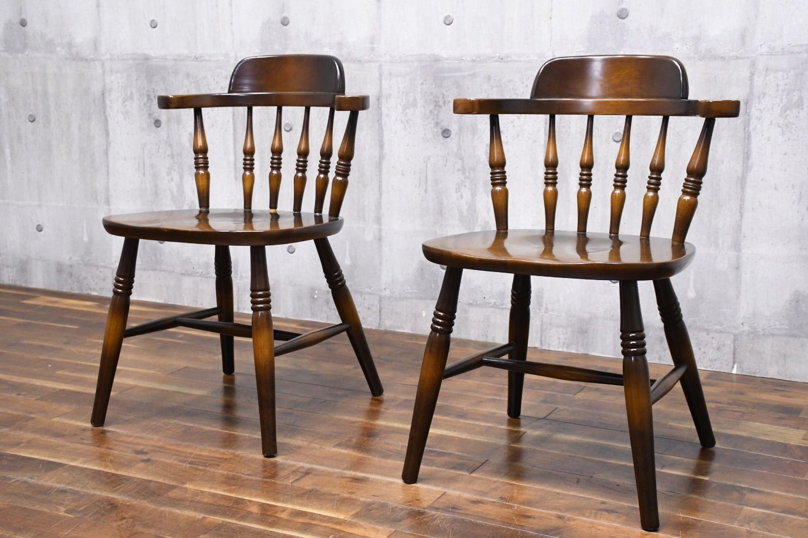 EKC99 飛騨産業 HIDA キツツキ 穂高シリーズ C81 ウィンザーチェア 2脚