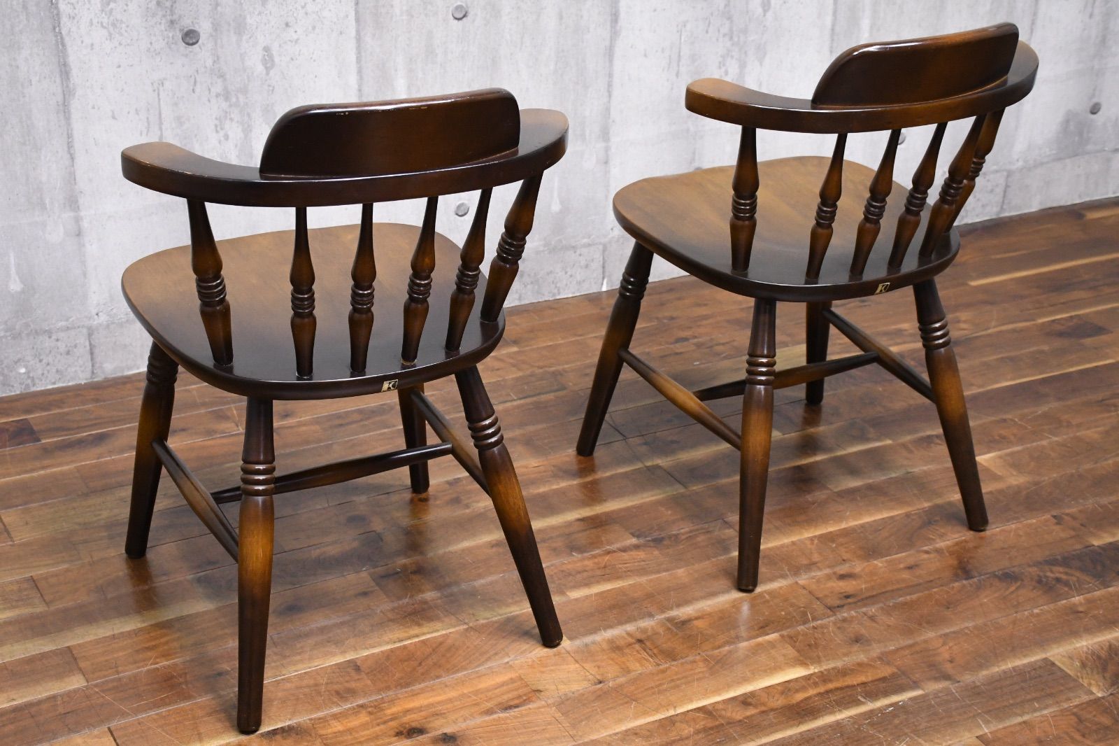 EKC99 飛騨産業 HIDA キツツキ 穂高シリーズ C81 ウィンザーチェア 2脚