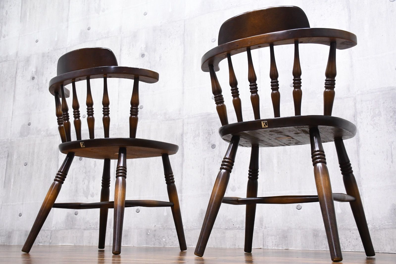 EKC99 飛騨産業 HIDA キツツキ 穂高シリーズ C81 ウィンザーチェア 2脚