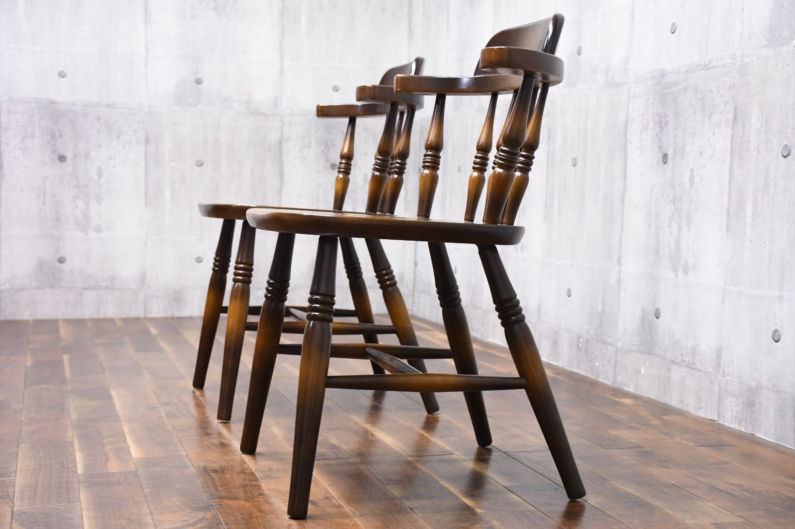 EKC99 飛騨産業 HIDA キツツキ 穂高シリーズ C81 ウィンザーチェア 2脚