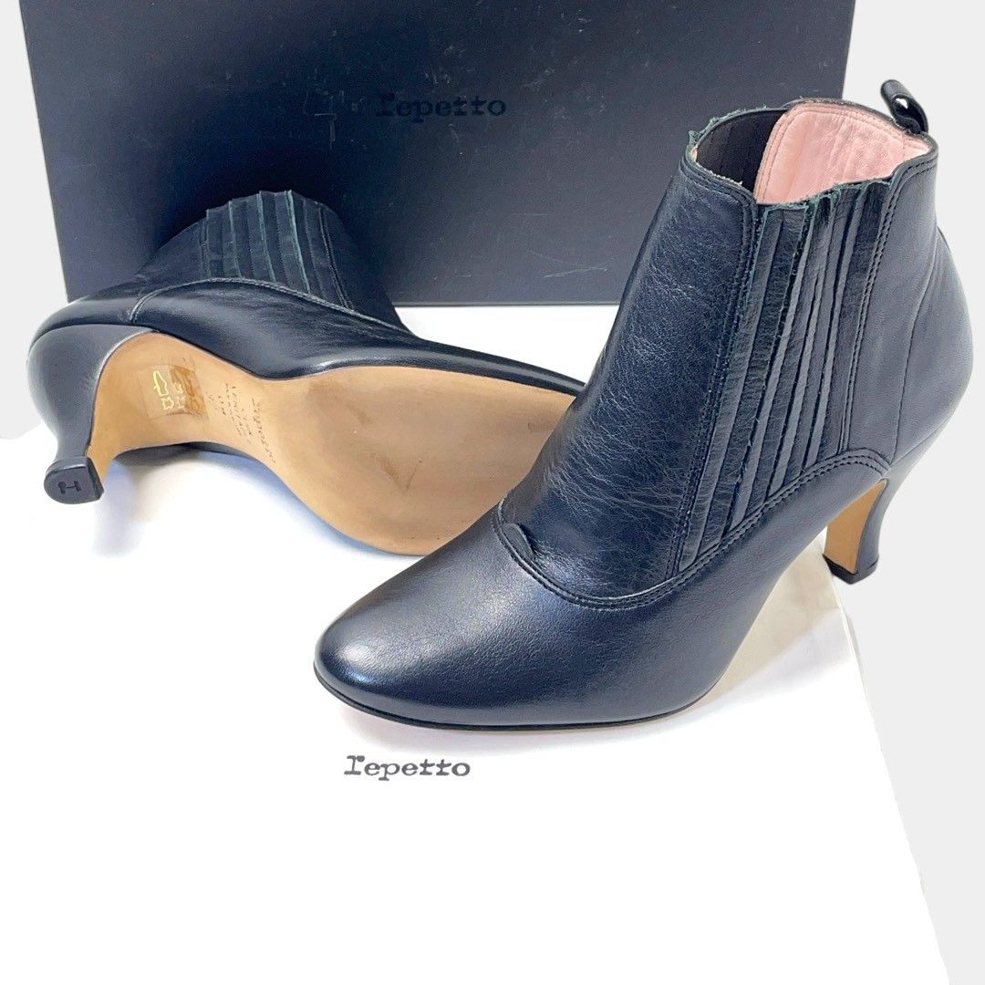 レペット サイドゴアブーツ ブーティ ショートブーツ ブラック