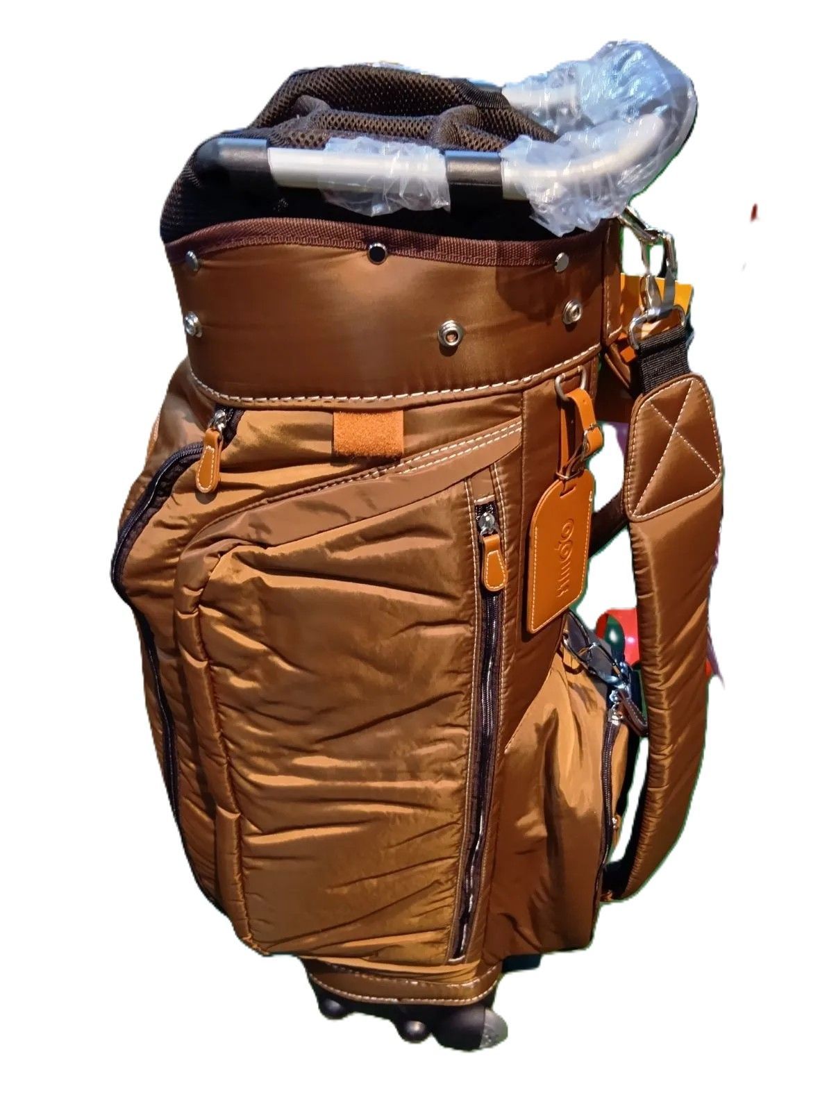 新品未使用品】OOWLS キャスター付きキャディバッグ 9.5型 47インチ