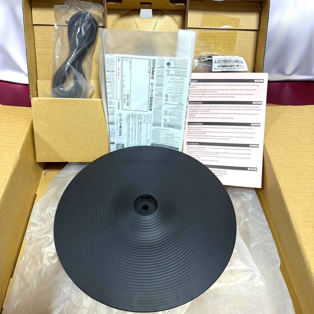 ☆未使用品 Roland ローランド CY-12C-T Vシンバルパッド クラッシュ V