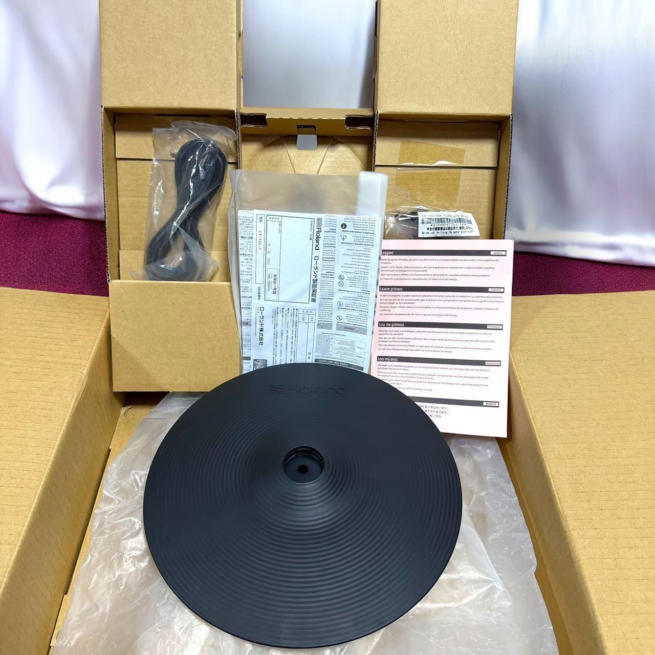 ☆未使用品 Roland ローランド CY-12C-T Vシンバルパッド クラッシュ V